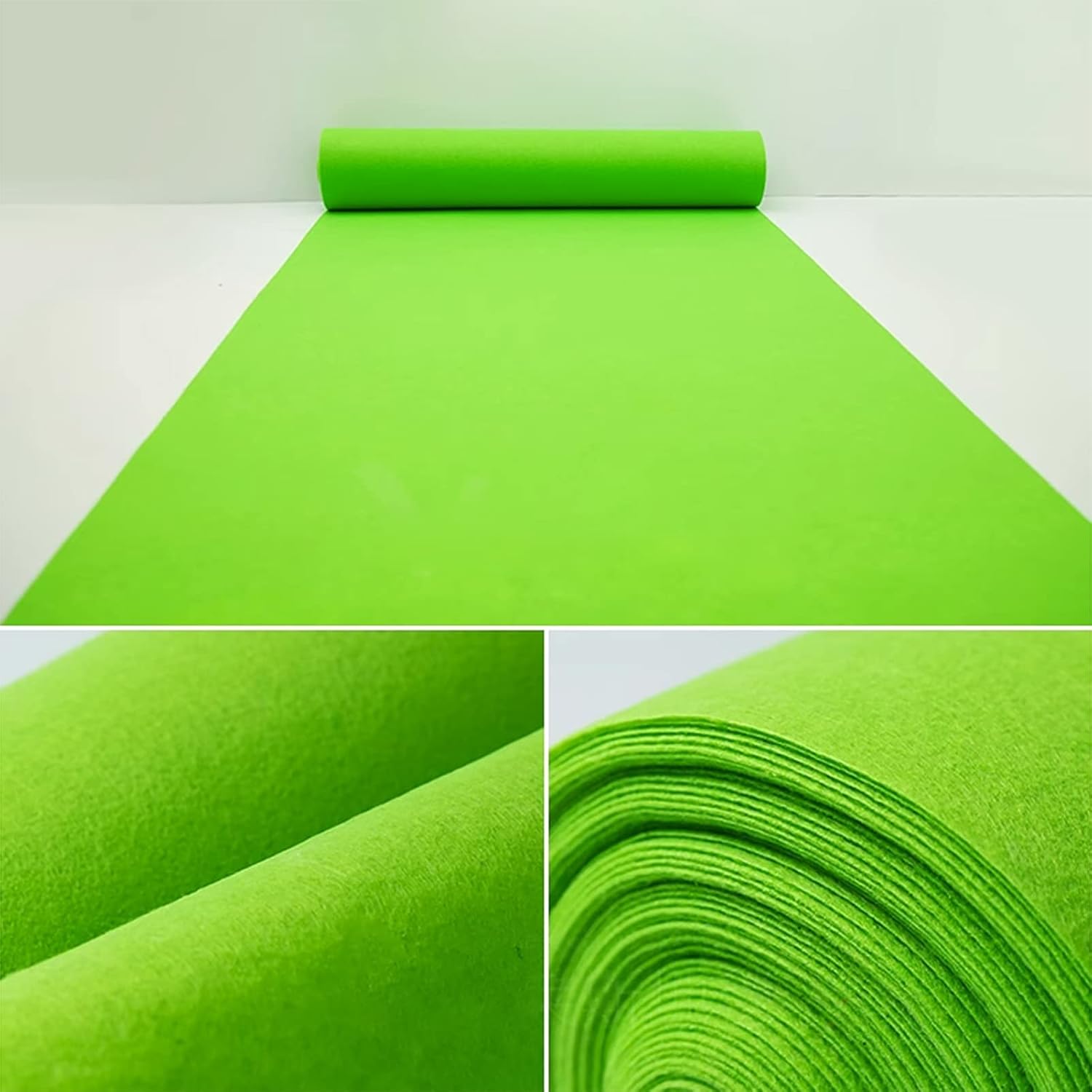 KAMPCO Wedding Aisle Carpet Runner Decor 2mm Thickness Polyester