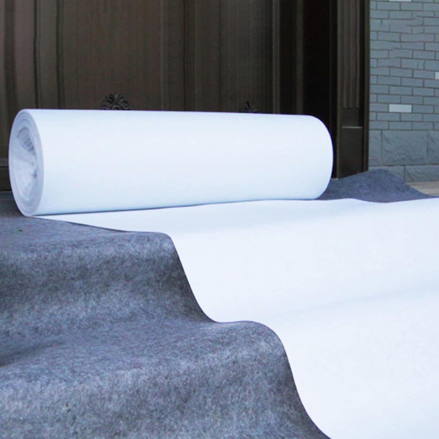 White Wedding Carpet Runner Rug for Aisle