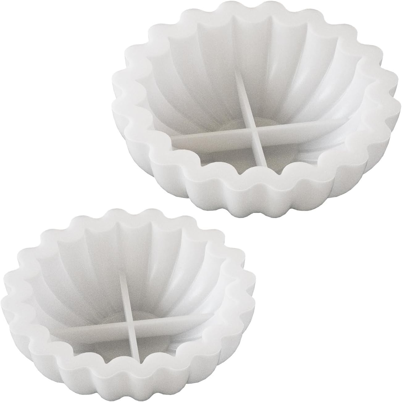2PCS Flower Tray Resin Mold for Epoxy Casting and Craft Projects