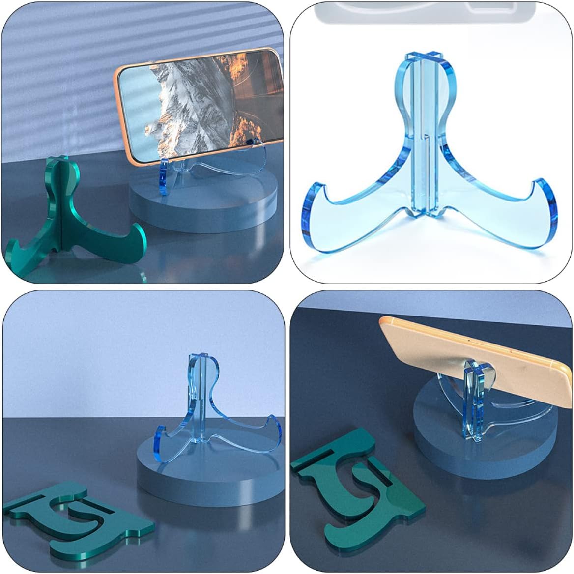 COHEALI 6 Pcs Resin Phone Holder Molds