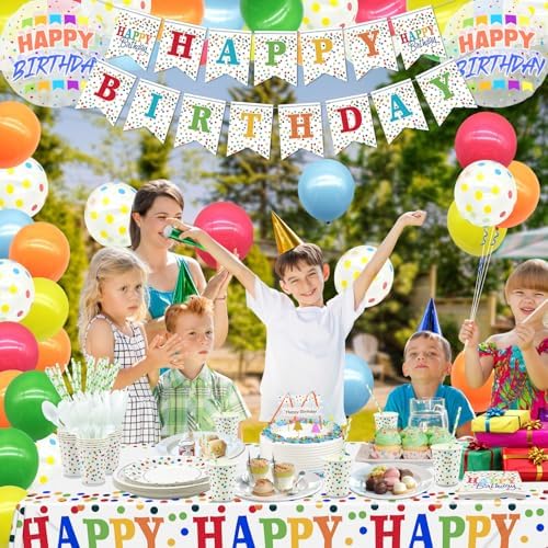 212 PCS Rainbow Party Decor Kit for 20 Guests