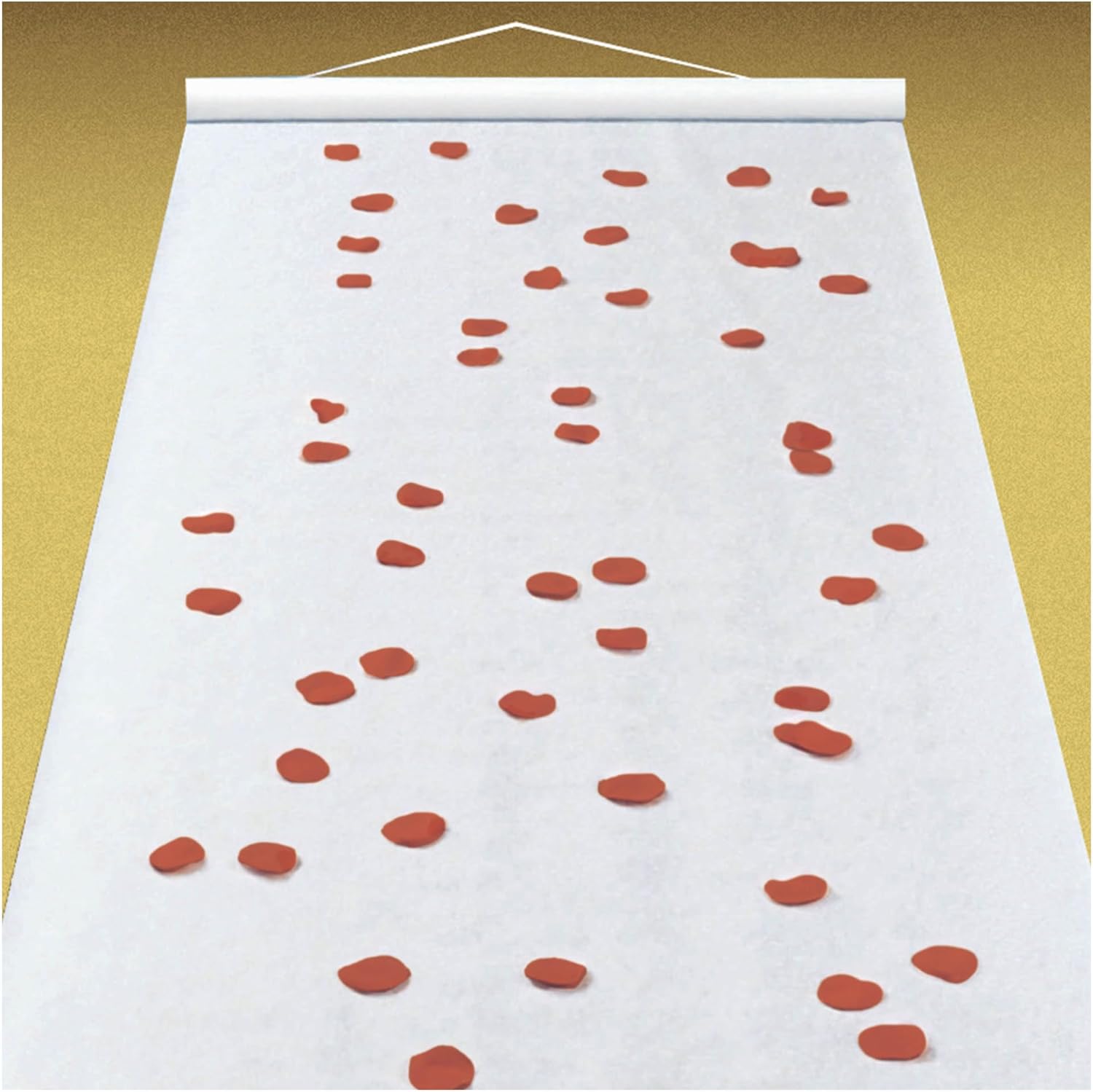 Amscan Elegant White Wedding Aisle Runner 100 ft x 36 Inch
