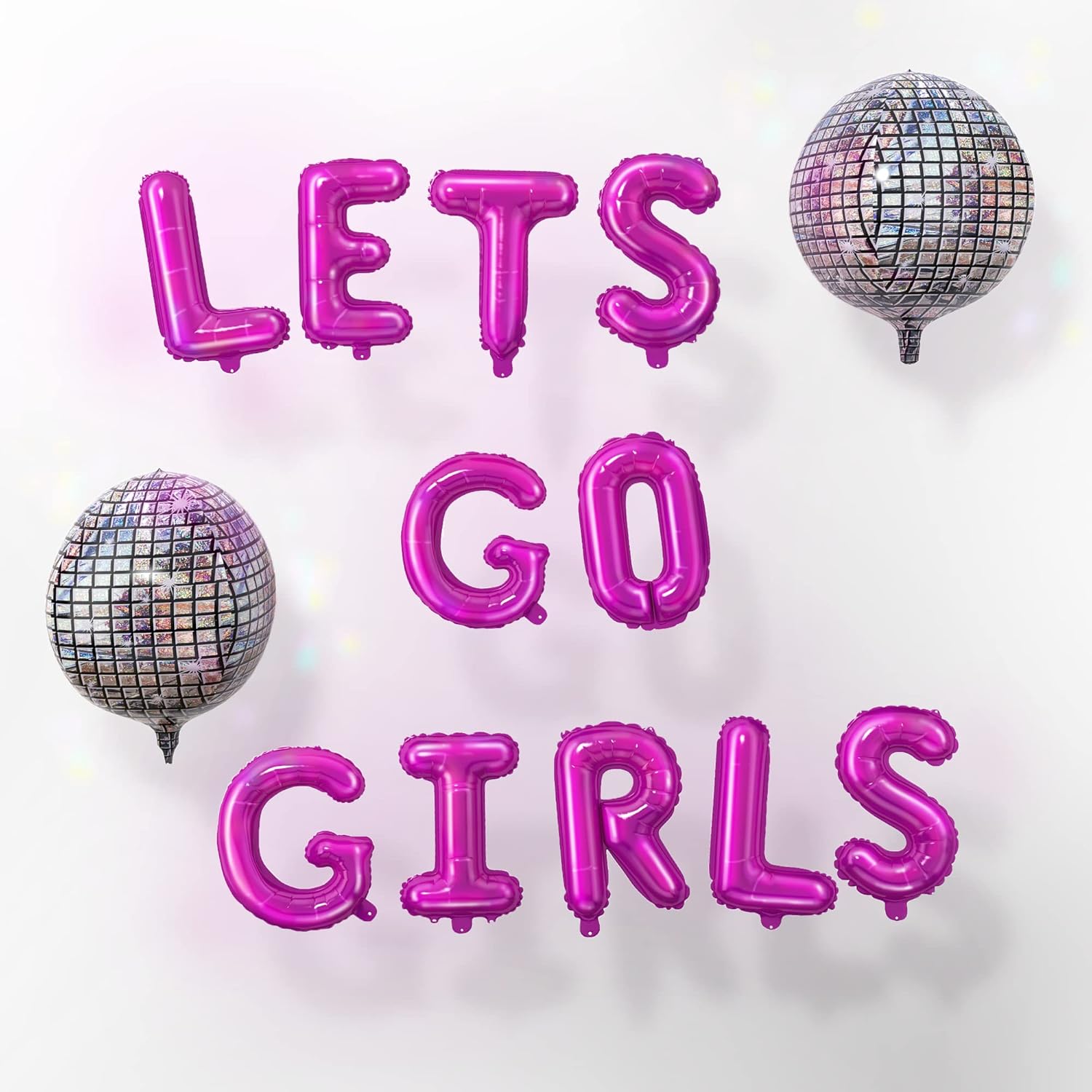 House Of Party Lets Go Girls Foil Balloons 16 Silver