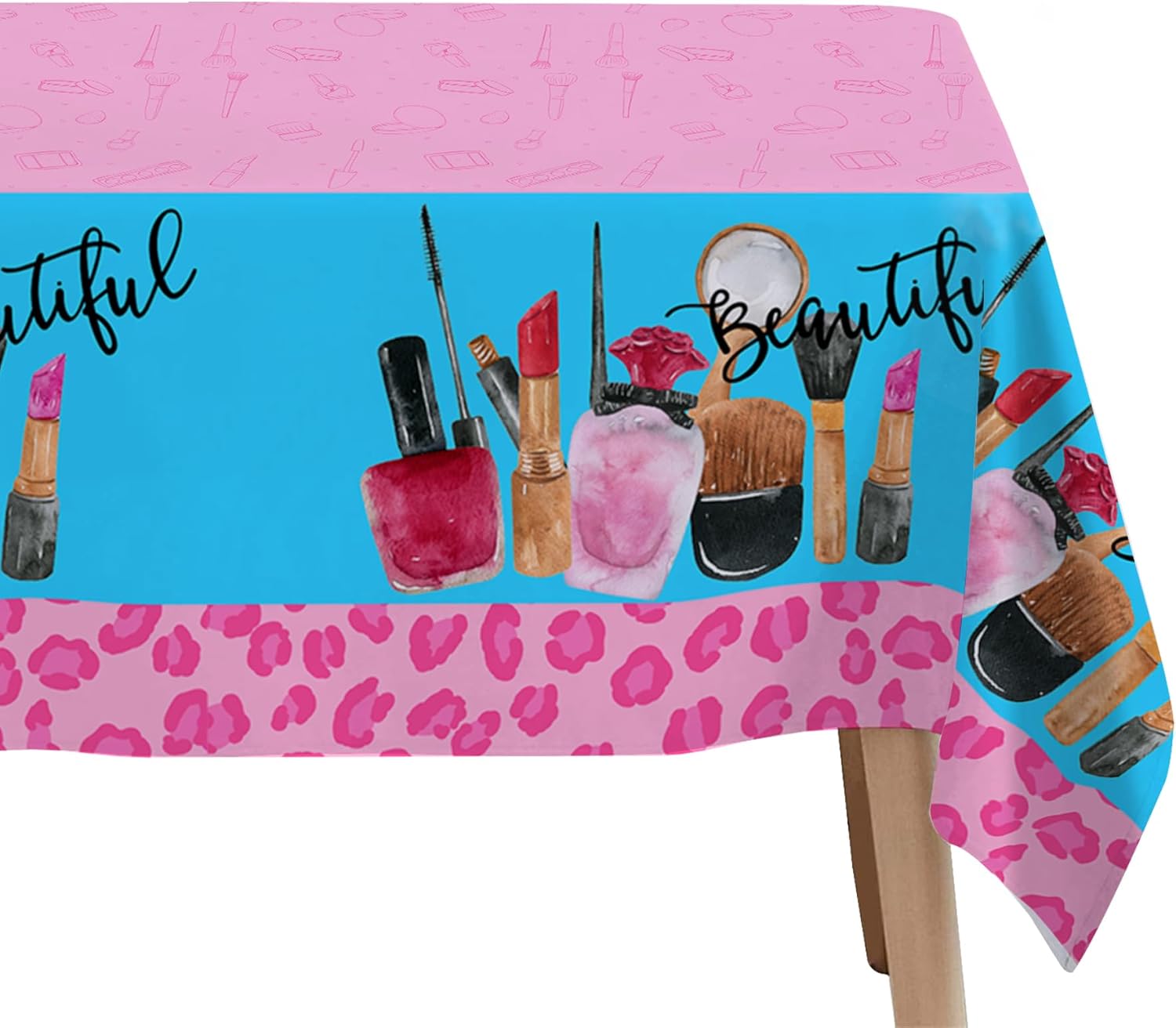 SPA Birthday Party Tablecloth Set 3 Pack 54x108 Inches