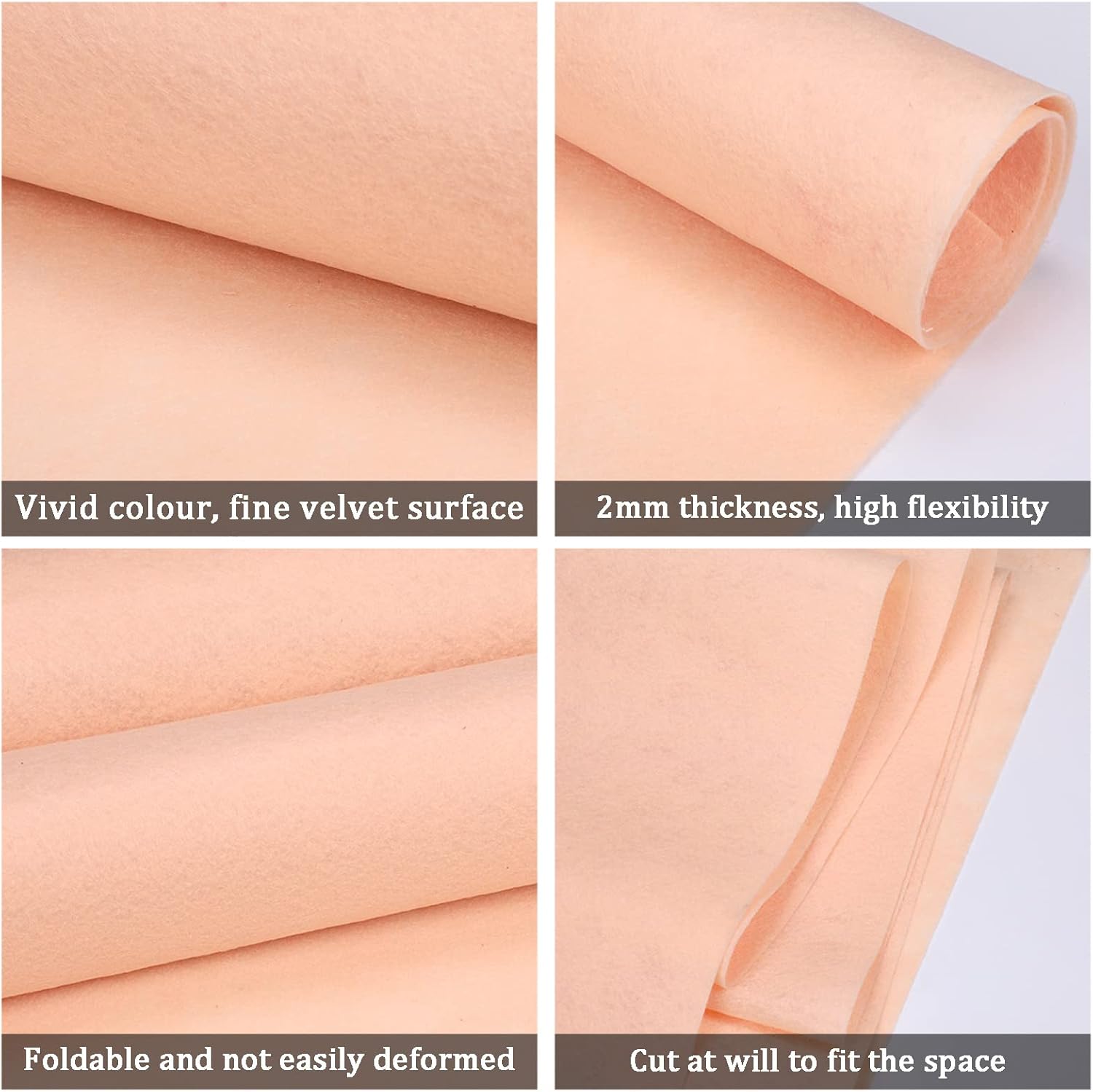 Champagne Aisle Runner for Wedding 2mm Thickness