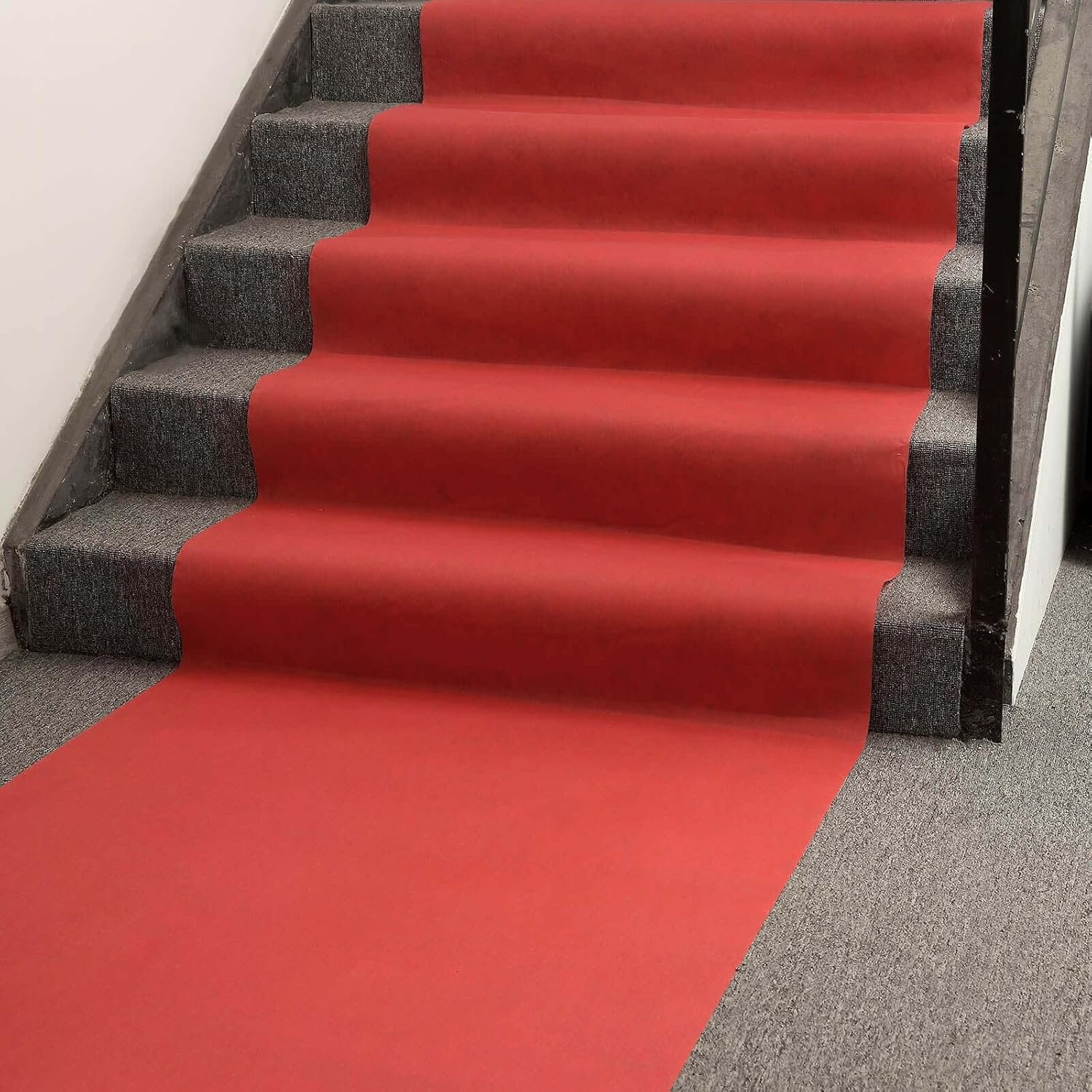 Efavormart 3FT x 100FT Red Rayon Aisle Runner