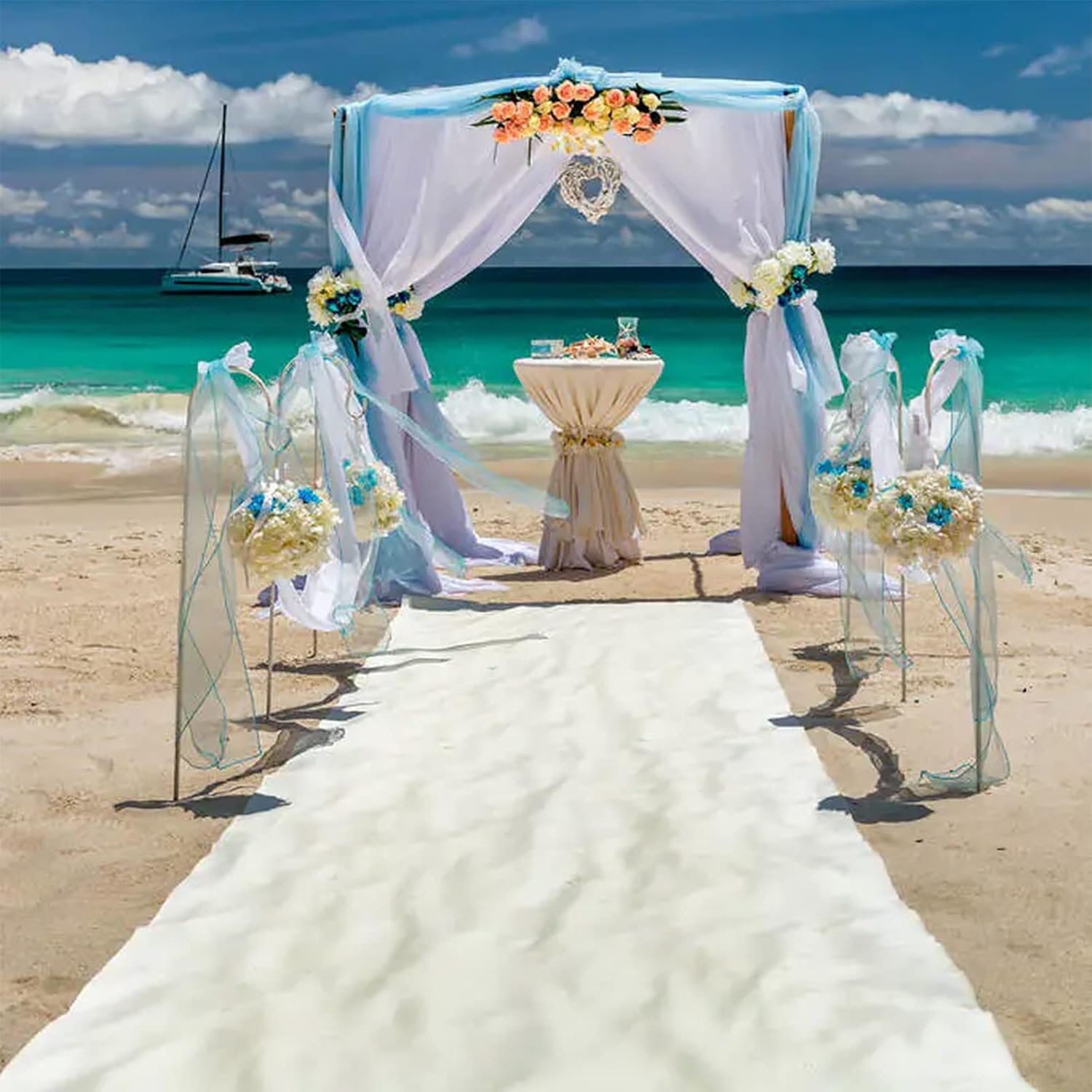 KAMPCO Wedding Aisle Runner Carpet Walkway