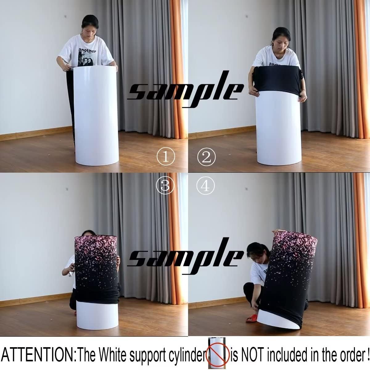 AOSTO Spandex Pillar Cover for Party Decorations