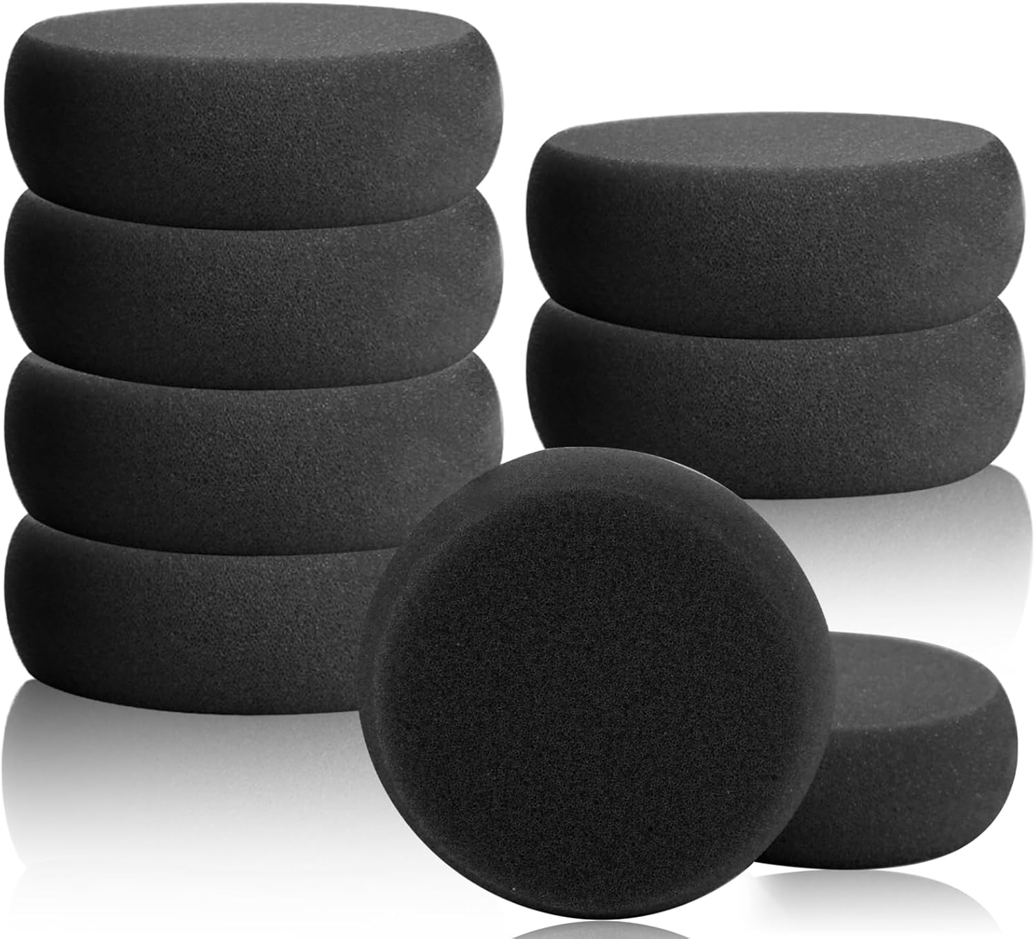 6 Pcs Round Painting Sponges for Art Crafts and Face Painting