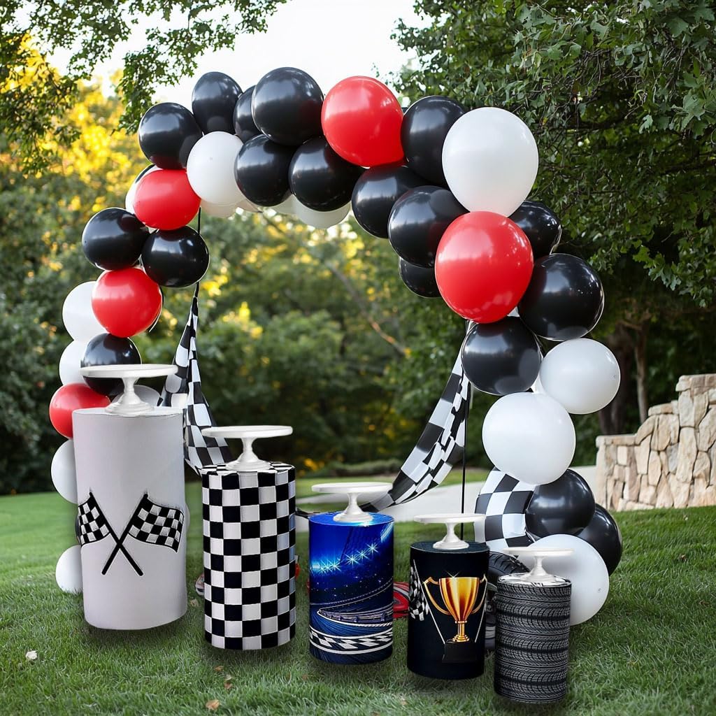 5 Piece Stretch Cylinder Covers for Birthday Decor