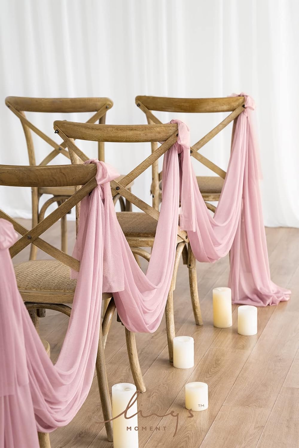 Lings Moment Dusty Rose Aisle Runners Set of 2
