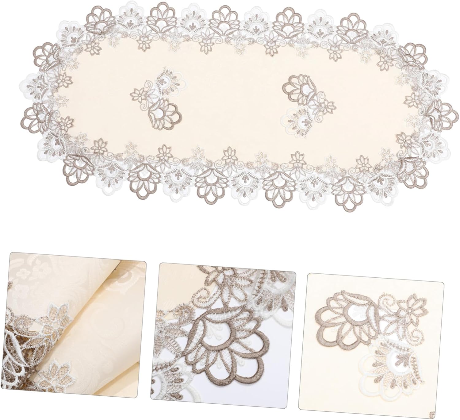 GLEAVI Lace Table Runner for Elegant Dining and Events