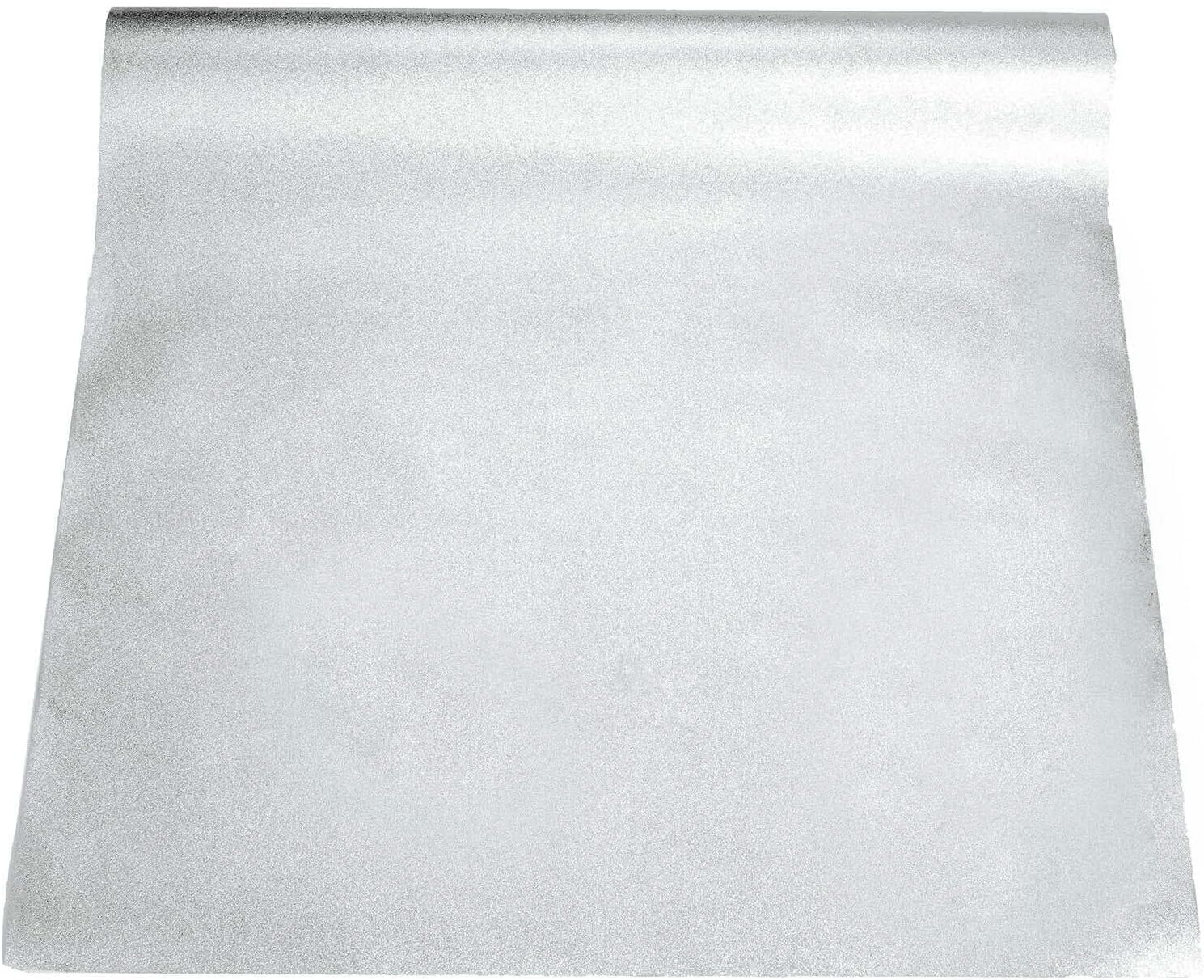 Efavormart 3FT x 50FT Silver Glitter Aisle Runner