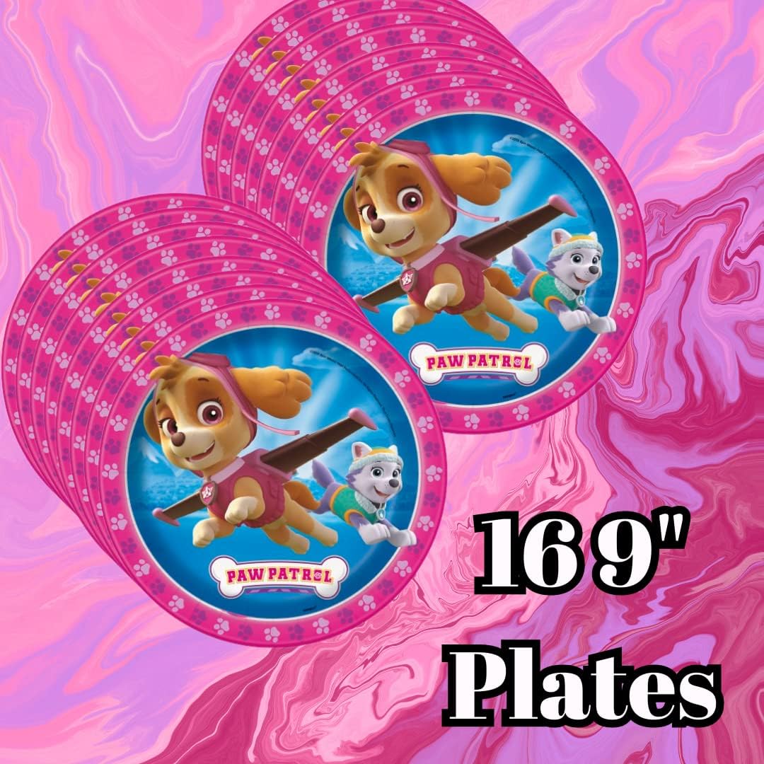 Paw Patrol Party Supplies for 16 Guests