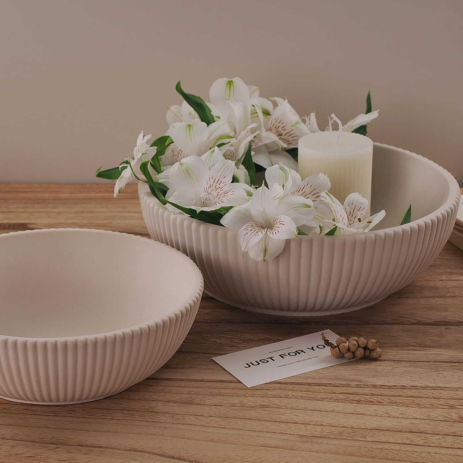 Large Silicone Bowl Mold for Resin Jewelry Candle and Plant Pot