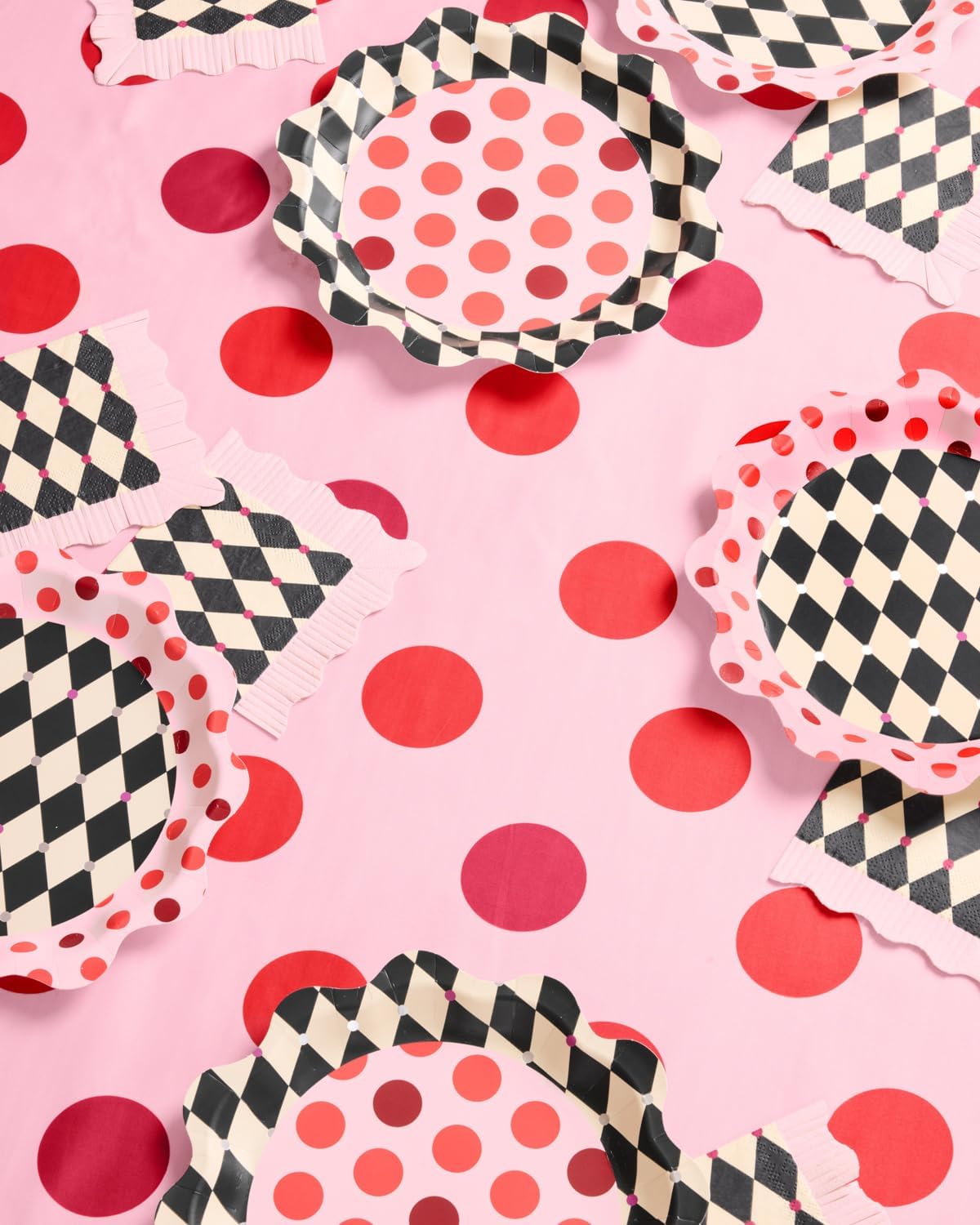 Xo Fetti Pink Circus Tablecloth 9 x 45