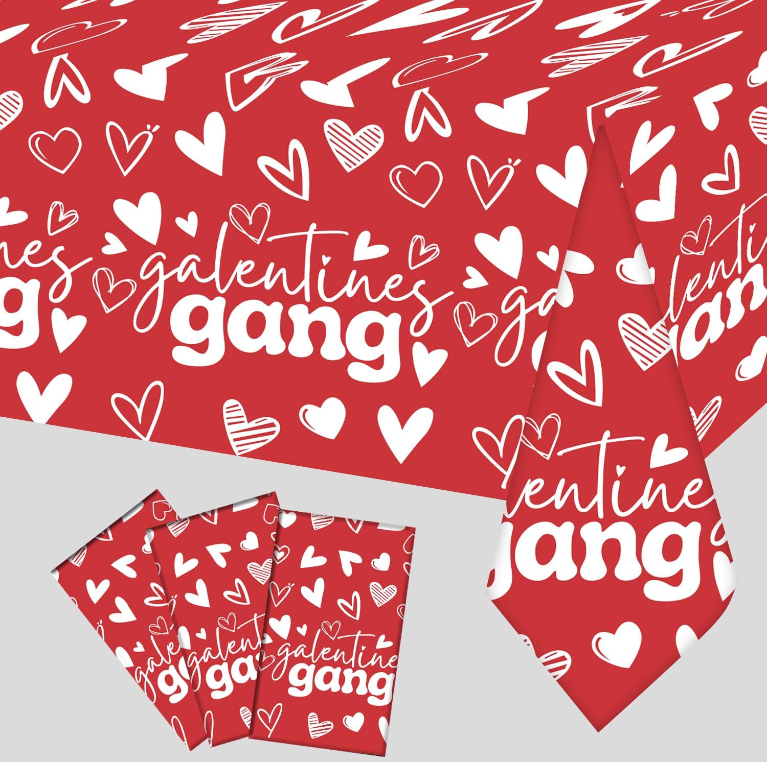 Galentines Gang Decor Tablecloths 54x108