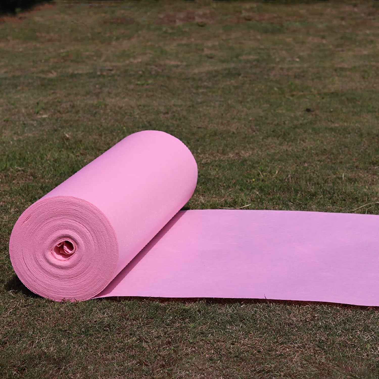 KAMPCO Wedding Aisle Runner Pink 2mm Polyester Carpet