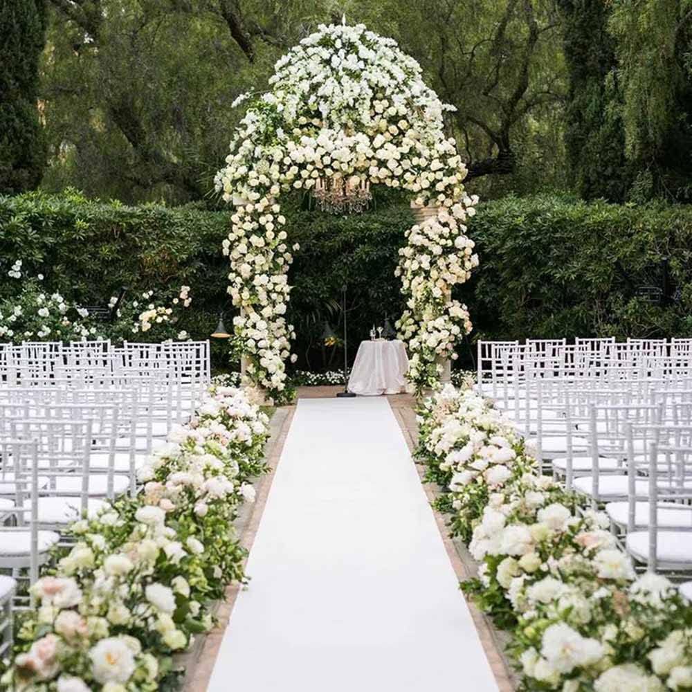 RZMY White Wedding Aisle Runner 33ft x 328ft