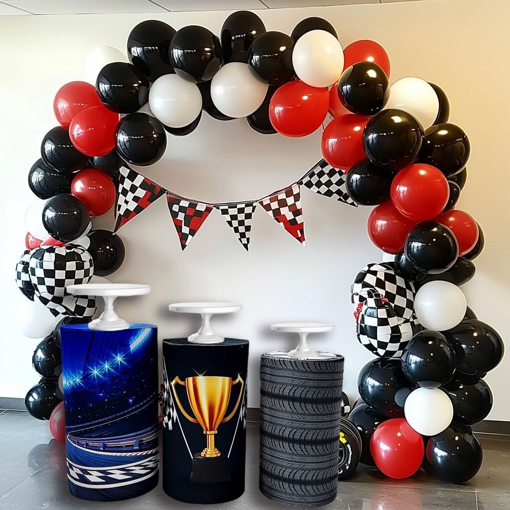 5 Piece Stretch Cylinder Covers for Birthday Decor