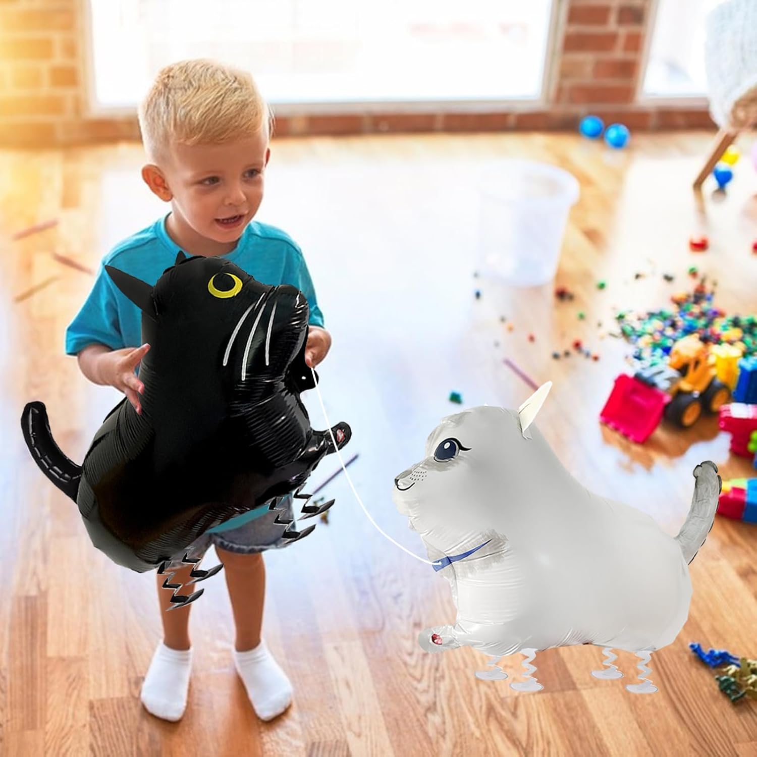 8PCS Walking Cat Balloons for Party Decorations