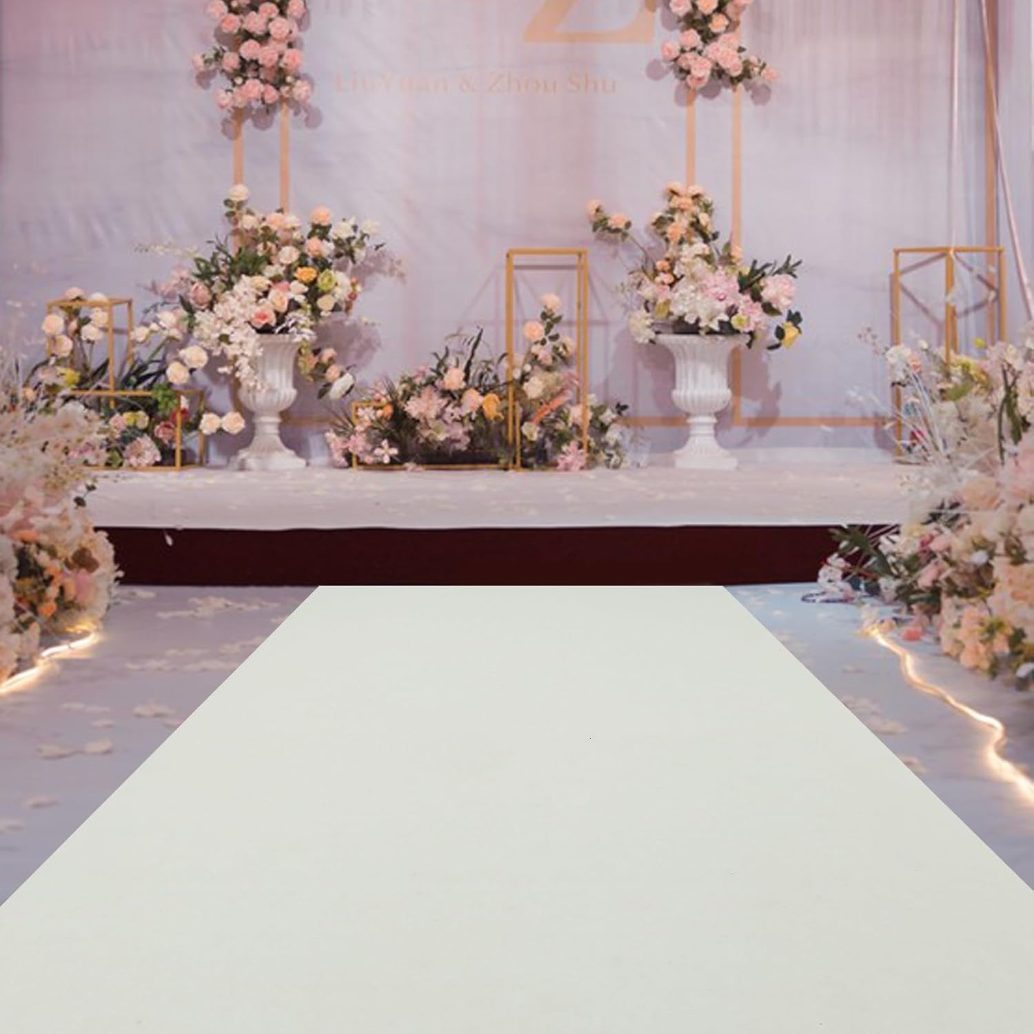 360GSM Thick Red Aisle Runner for Party and Wedding