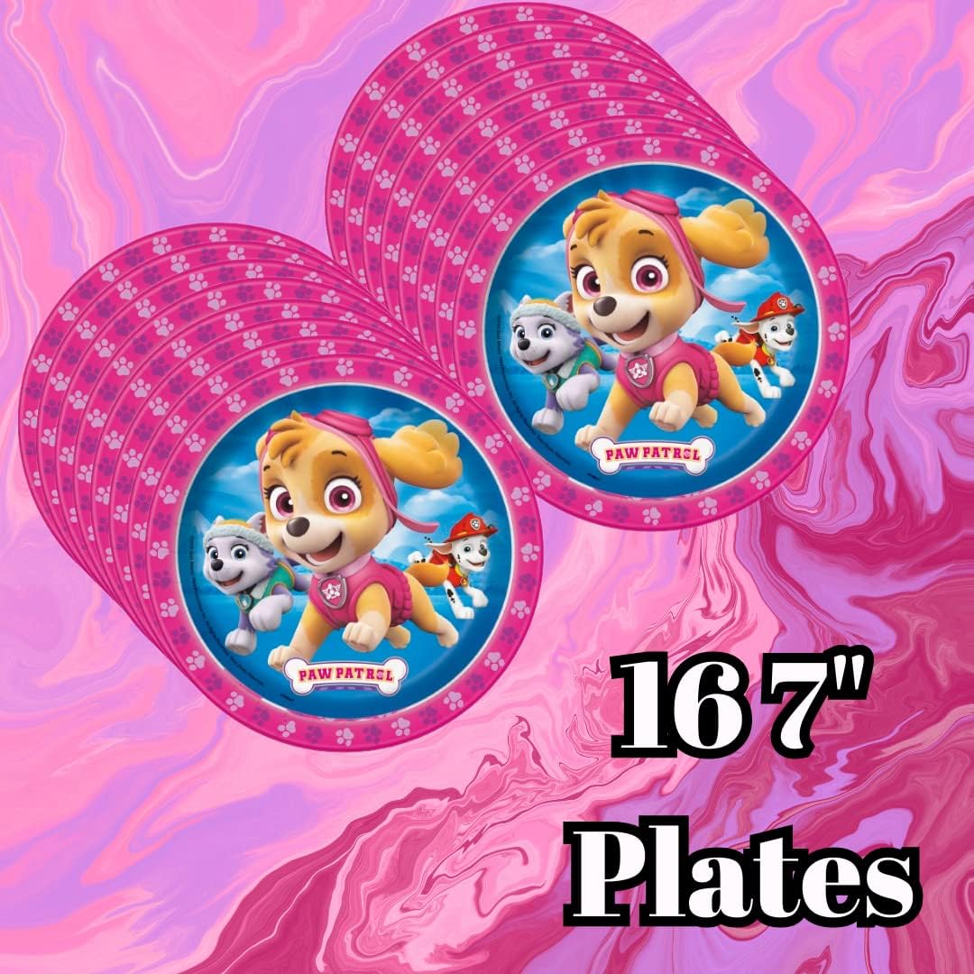 Paw Patrol Party Supplies for 16 Guests