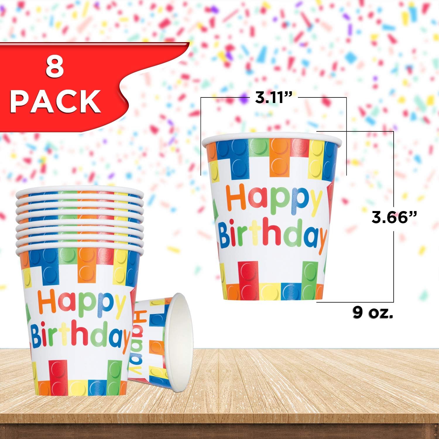 Unique Building Blocks Party Bundle for Kids