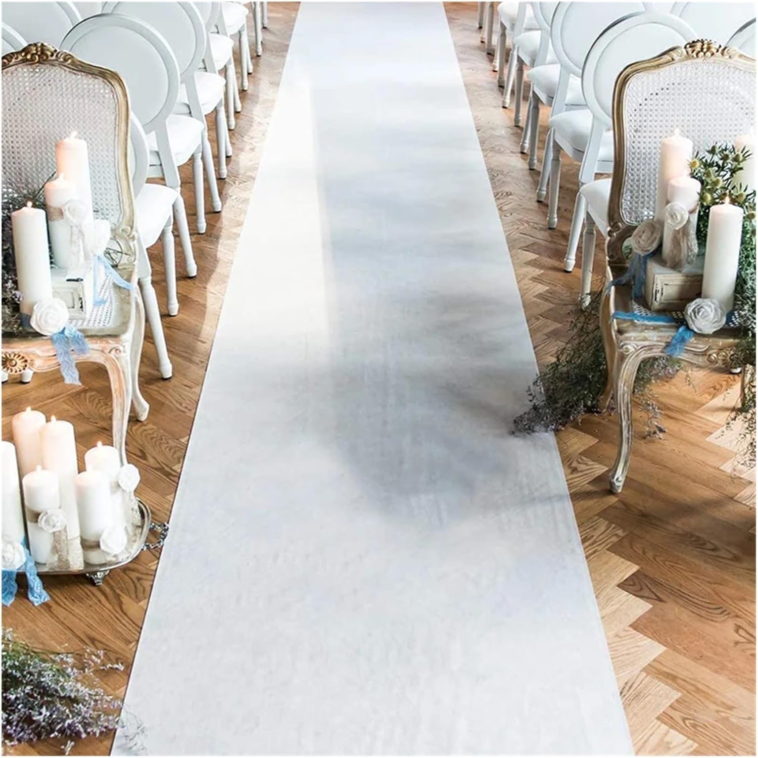 White Anti-Slip Carpet for Wedding and Events