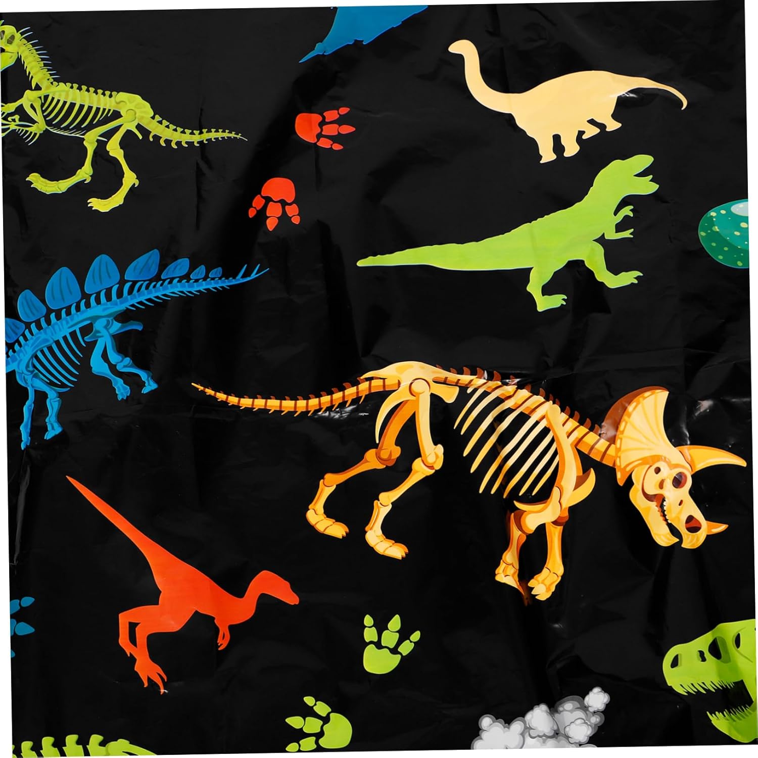VICASKY Dinosaur Themed Birthday Tablecloth for Parties and Gatherings