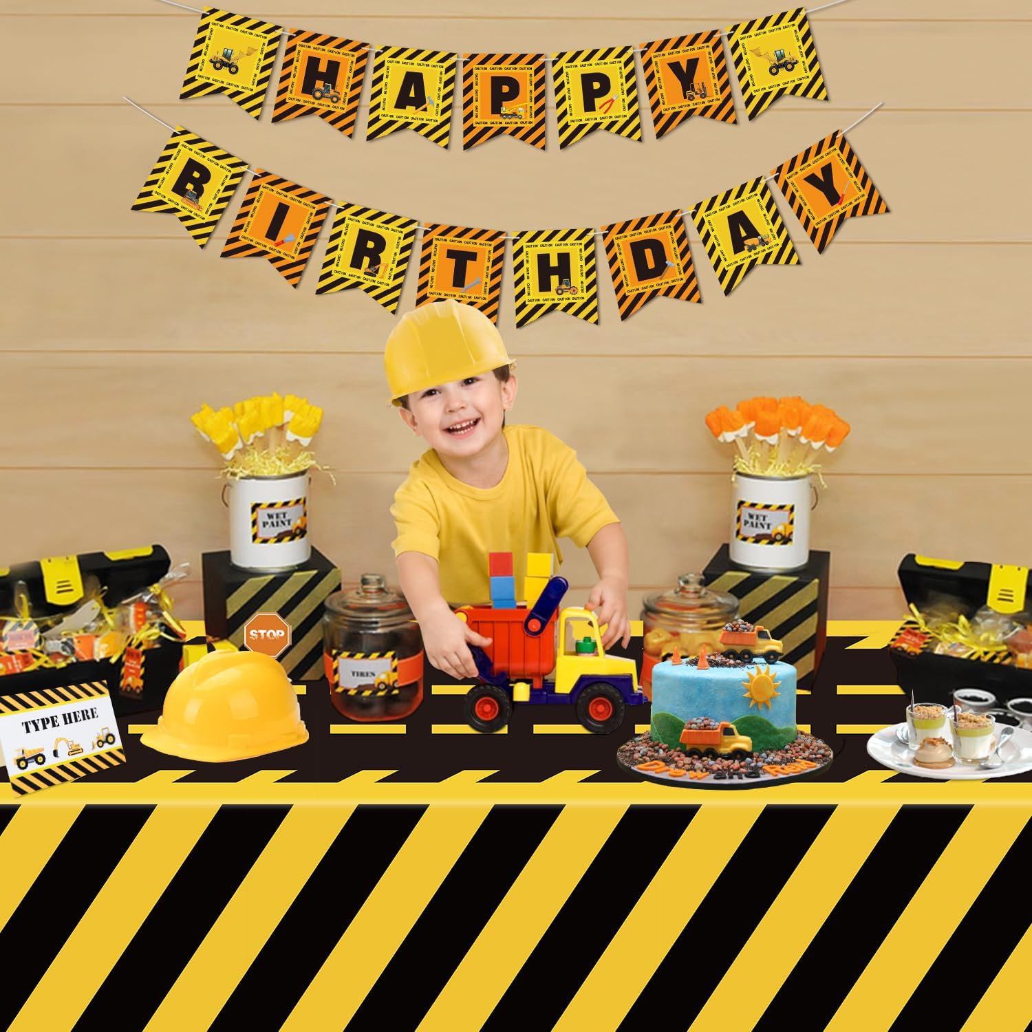 4 Pack Racing Car Theme Tablecloths for Kids Parties