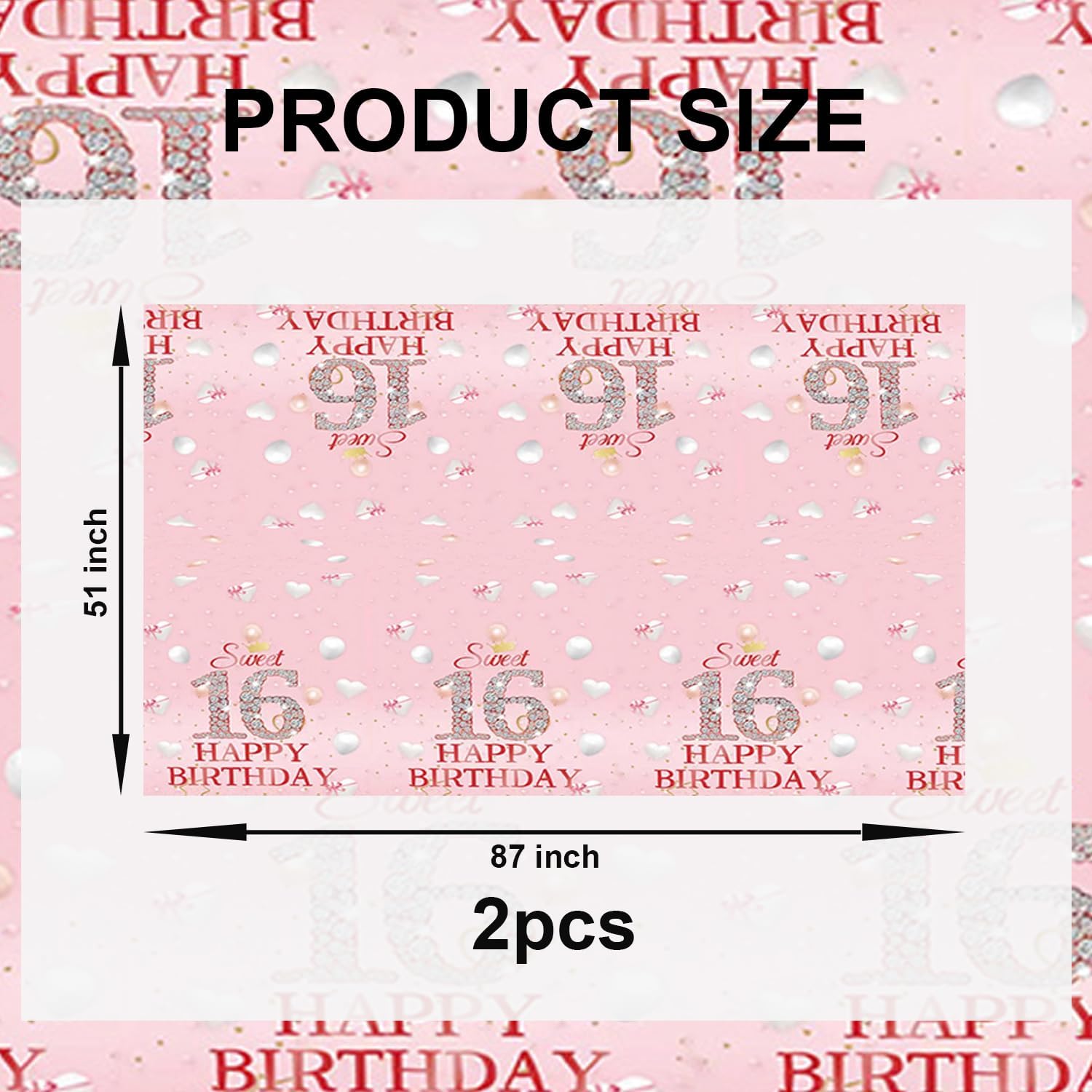 2pcs Butterfly Tablecloth for Party Decorations