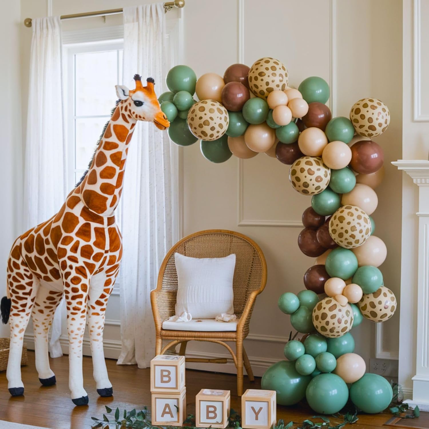 Jungle Balloons 12 Inch Animal Theme Party Decorations