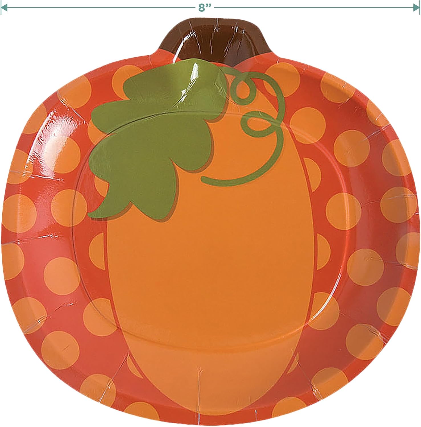 Pumpkin Shaped Plates Napkins and Cups Fall Party Set
