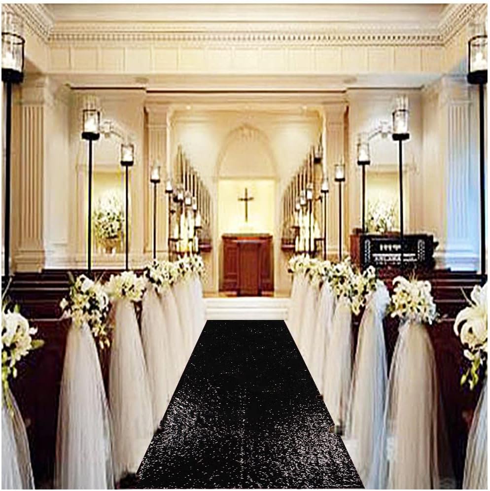 Partisout Sequin Aisle Runner Wedding Carpet