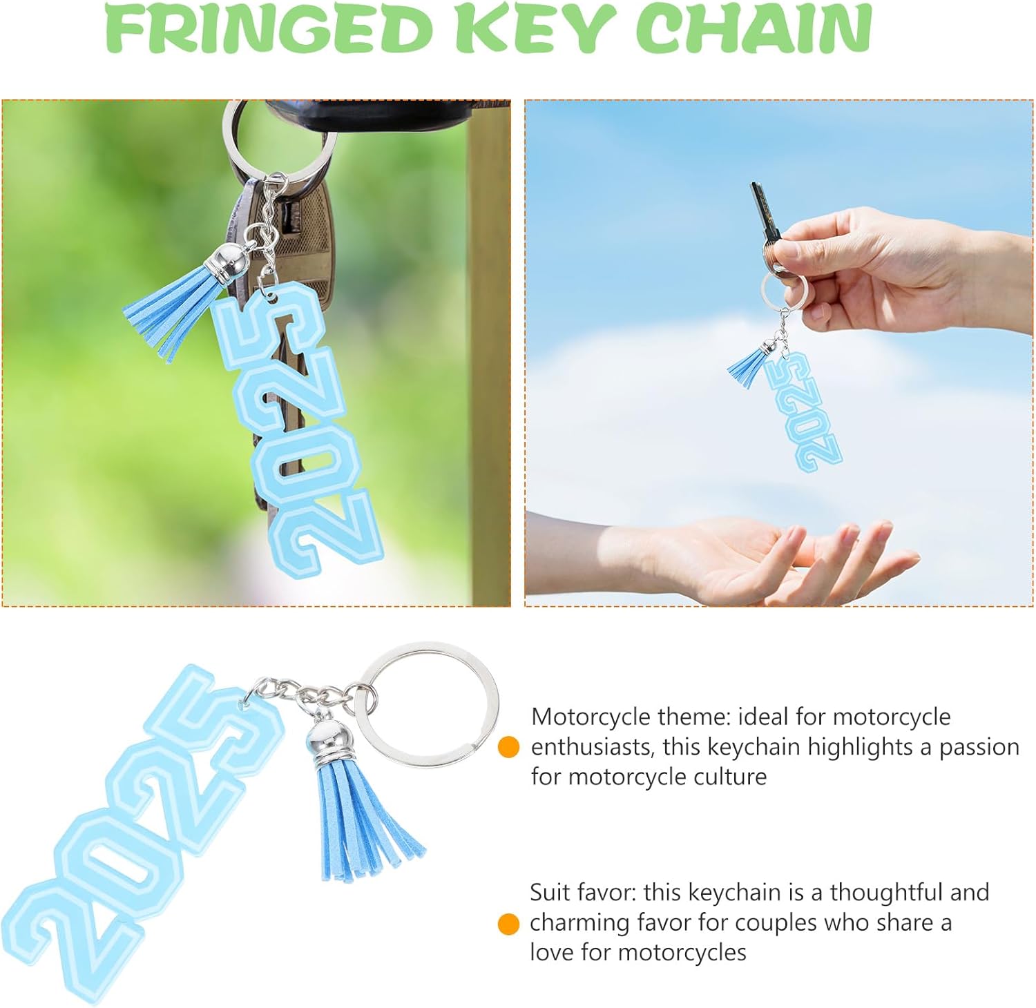 20pcs Class of 2025 Graduation Keychain Set