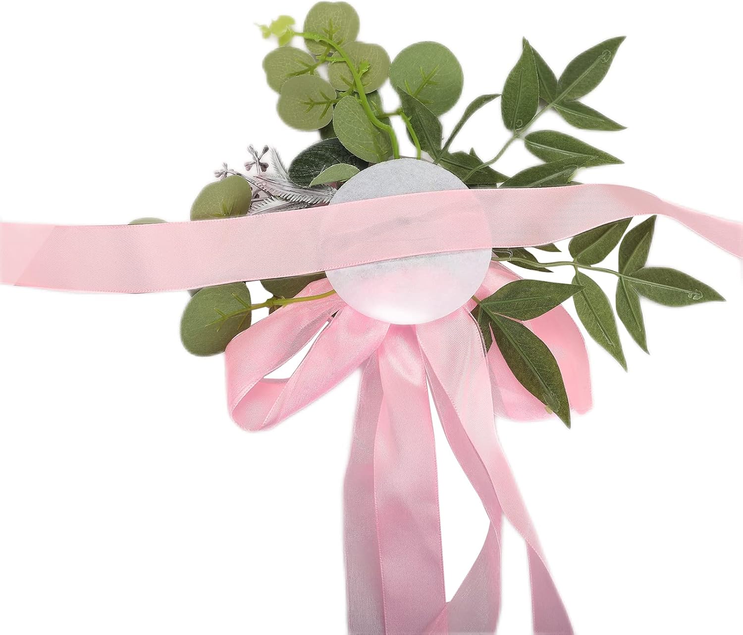 8pcs Wedding Aisle Decorations with Chiffon Ribbons