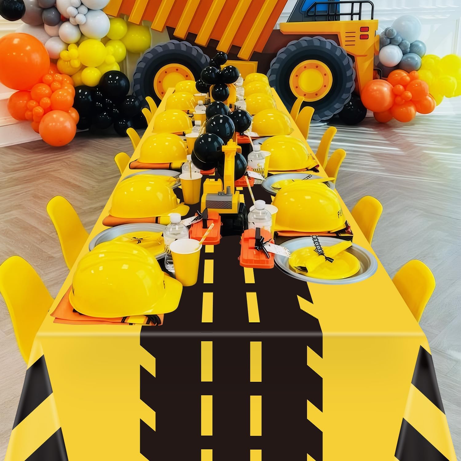 4 Pack Racing Car Theme Tablecloths for Kids Parties