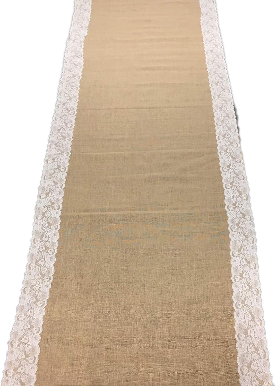 AAYU Premium Burlap Wedding Aisle Runner 40 Inch x 15 Feet