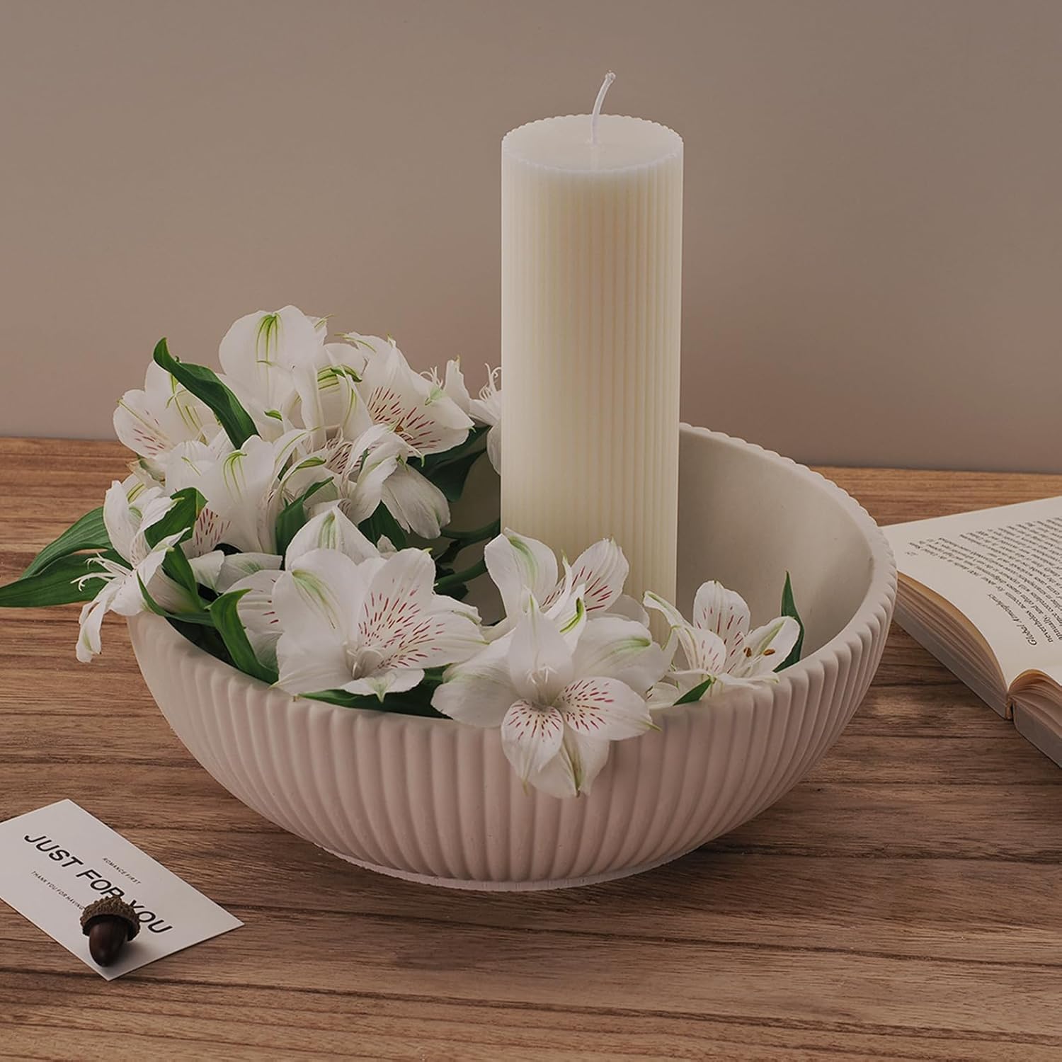 Large Silicone Bowl Mold for Resin Jewelry Candle and Plant Pot