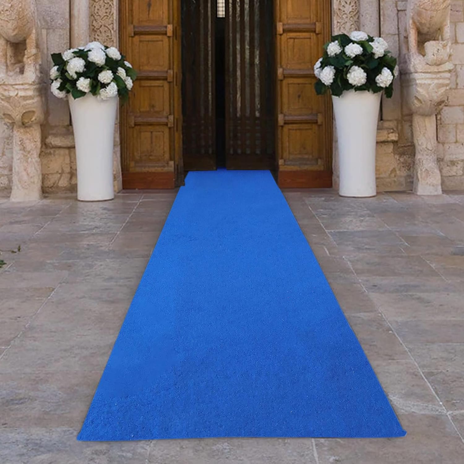KAMPCO Aisle Runners Wedding Carpet 2mm Blue