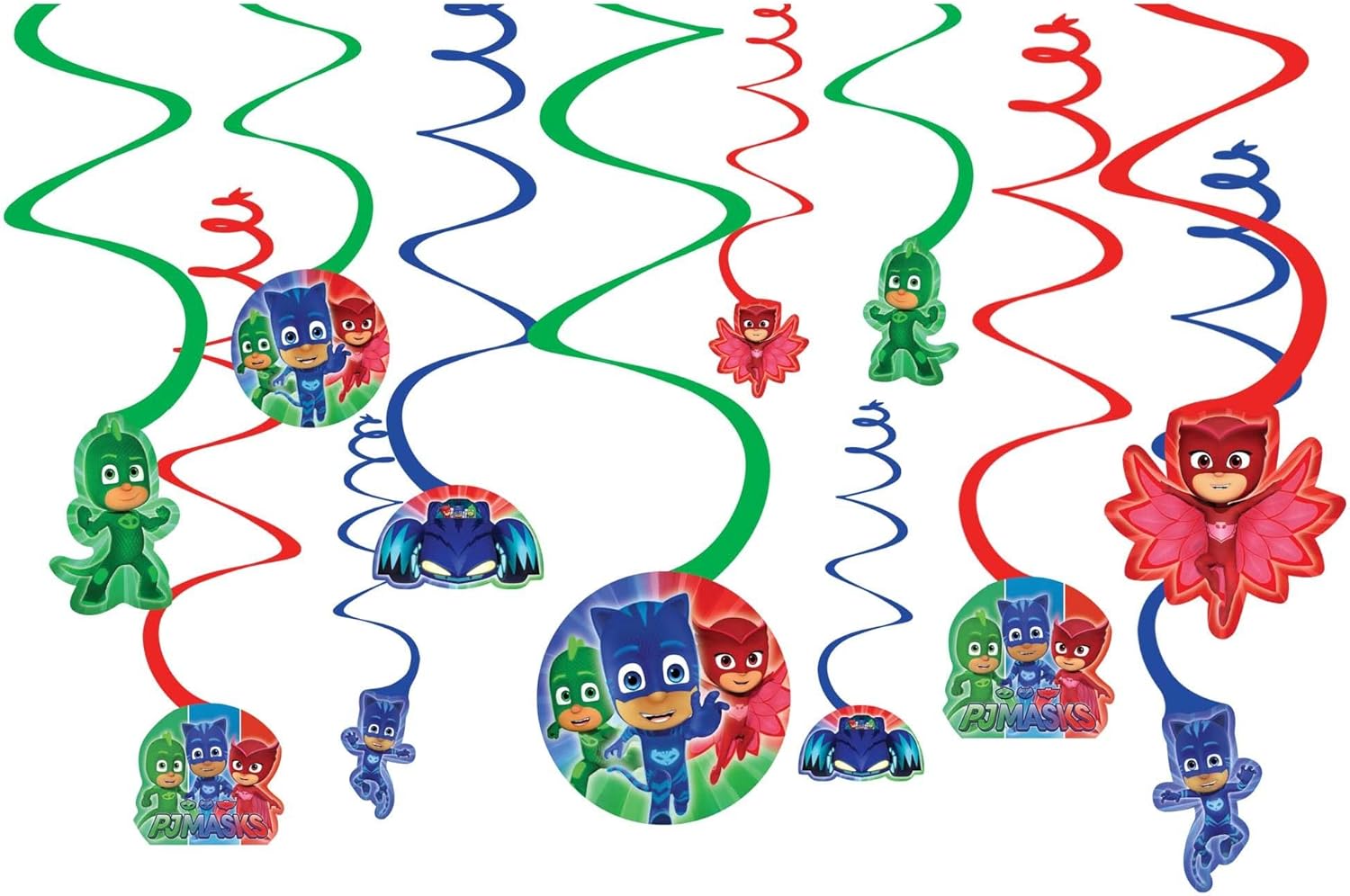 Amscan PJ Masks MEGA Deluxe Birthday Party Pack for 16