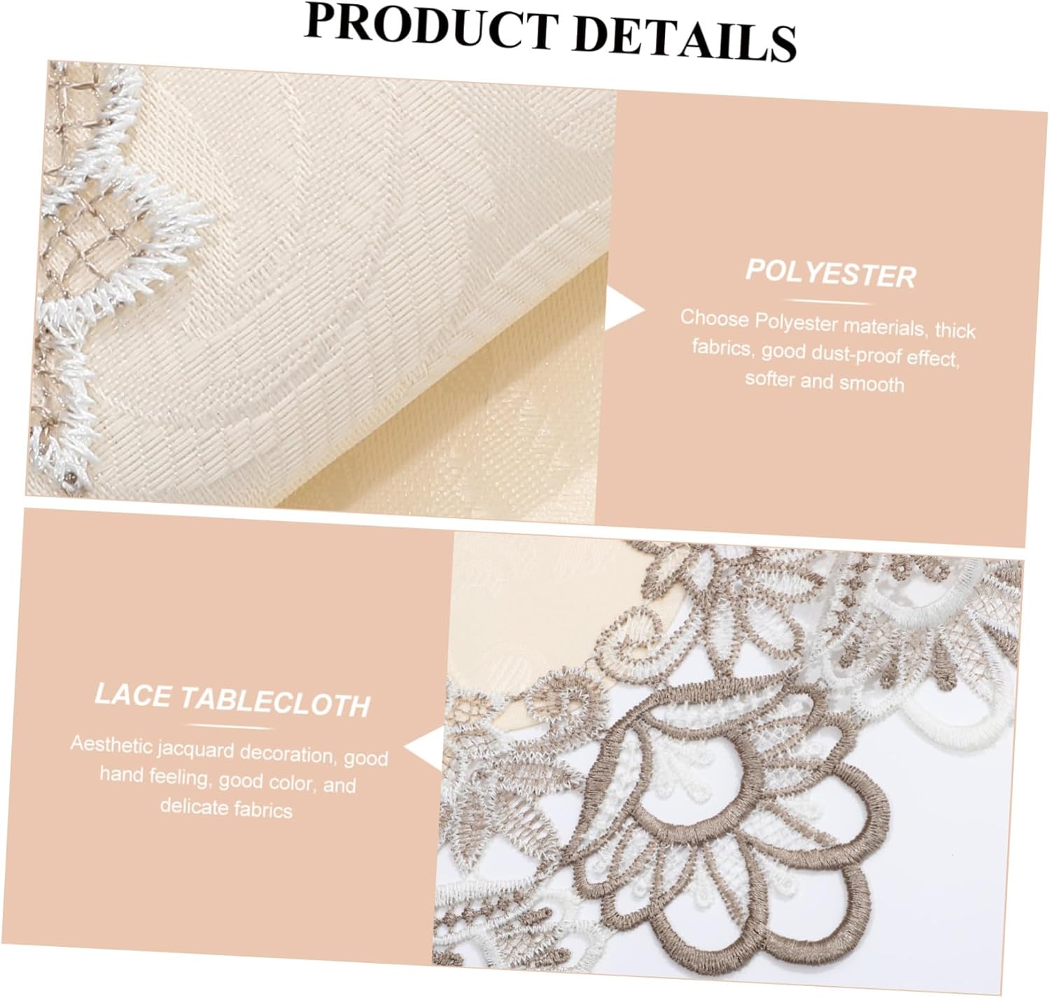 MAGICLULU Premium Water-Soluble Lace Table Runner