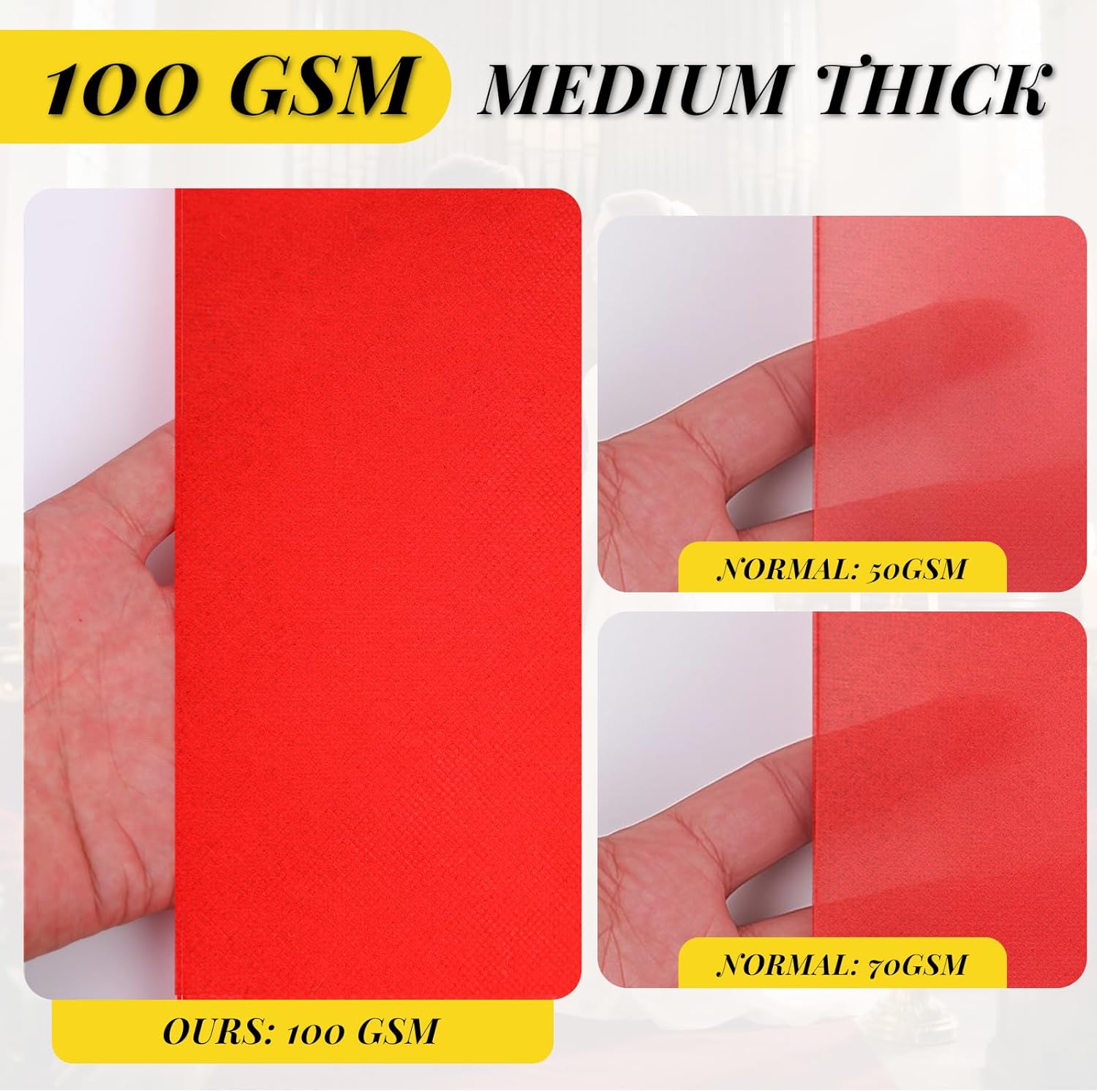 100 Gsm Red Carpet Runner 26ft x 30ft for Parties and Weddings
