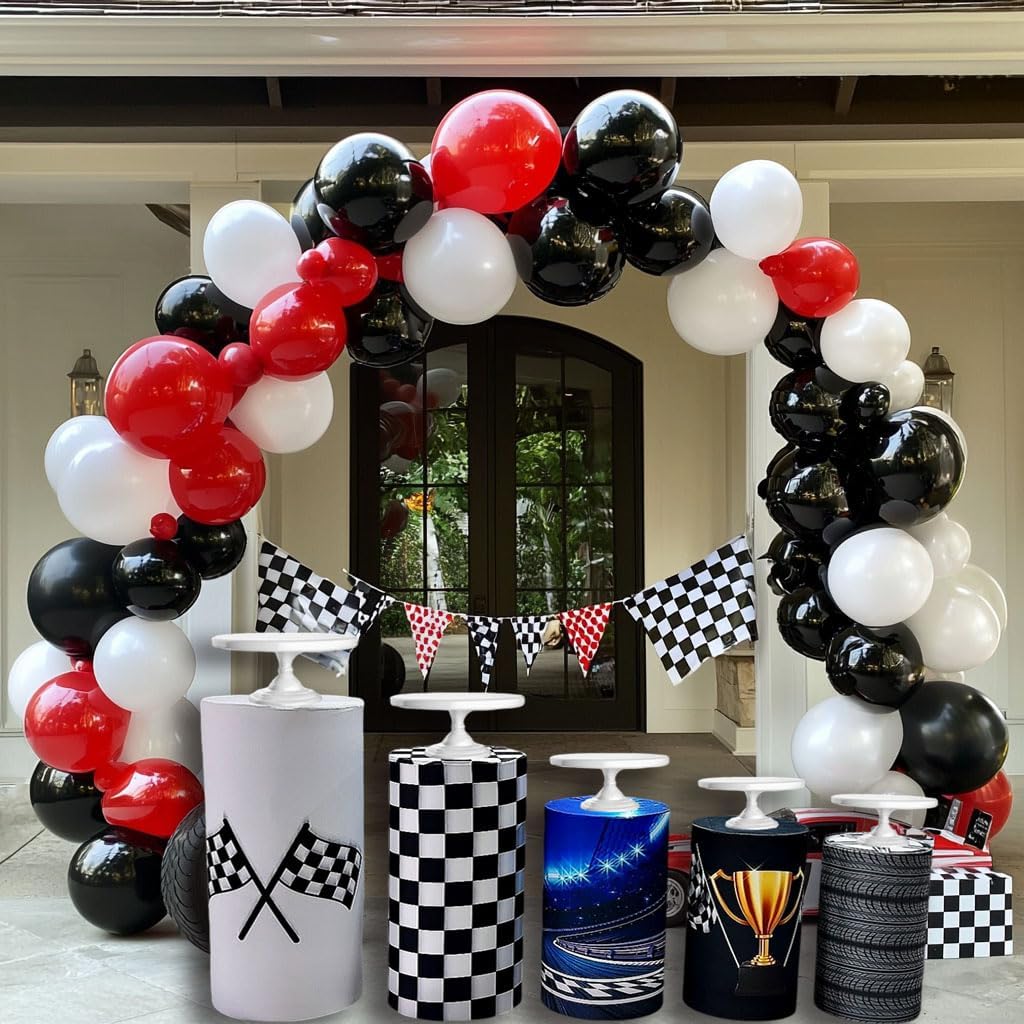 5 Piece Stretch Cylinder Covers for Birthday Decor