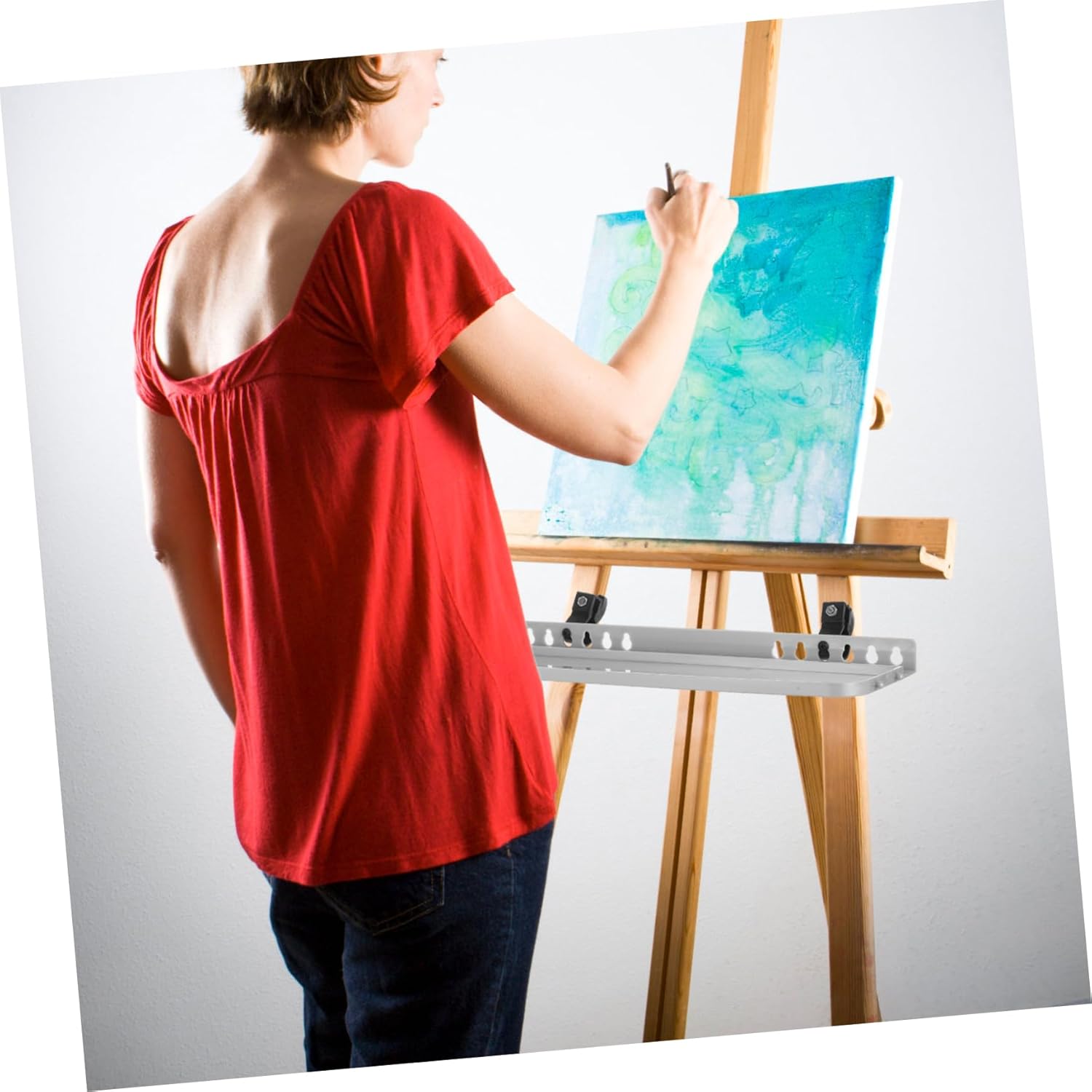 STOBOK Multi-Use Easel Tray for Artists