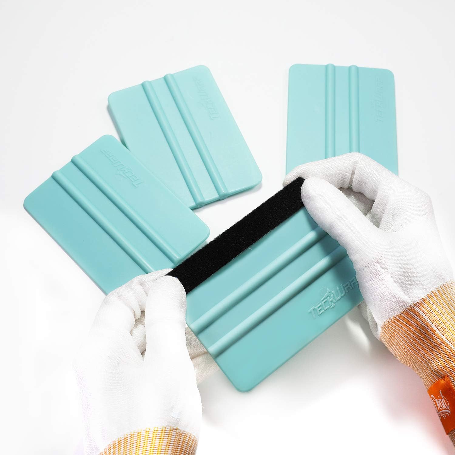 TECKWRAP Craft Mint Squeegee Vinyl Scraper Tool 2pcs Pack