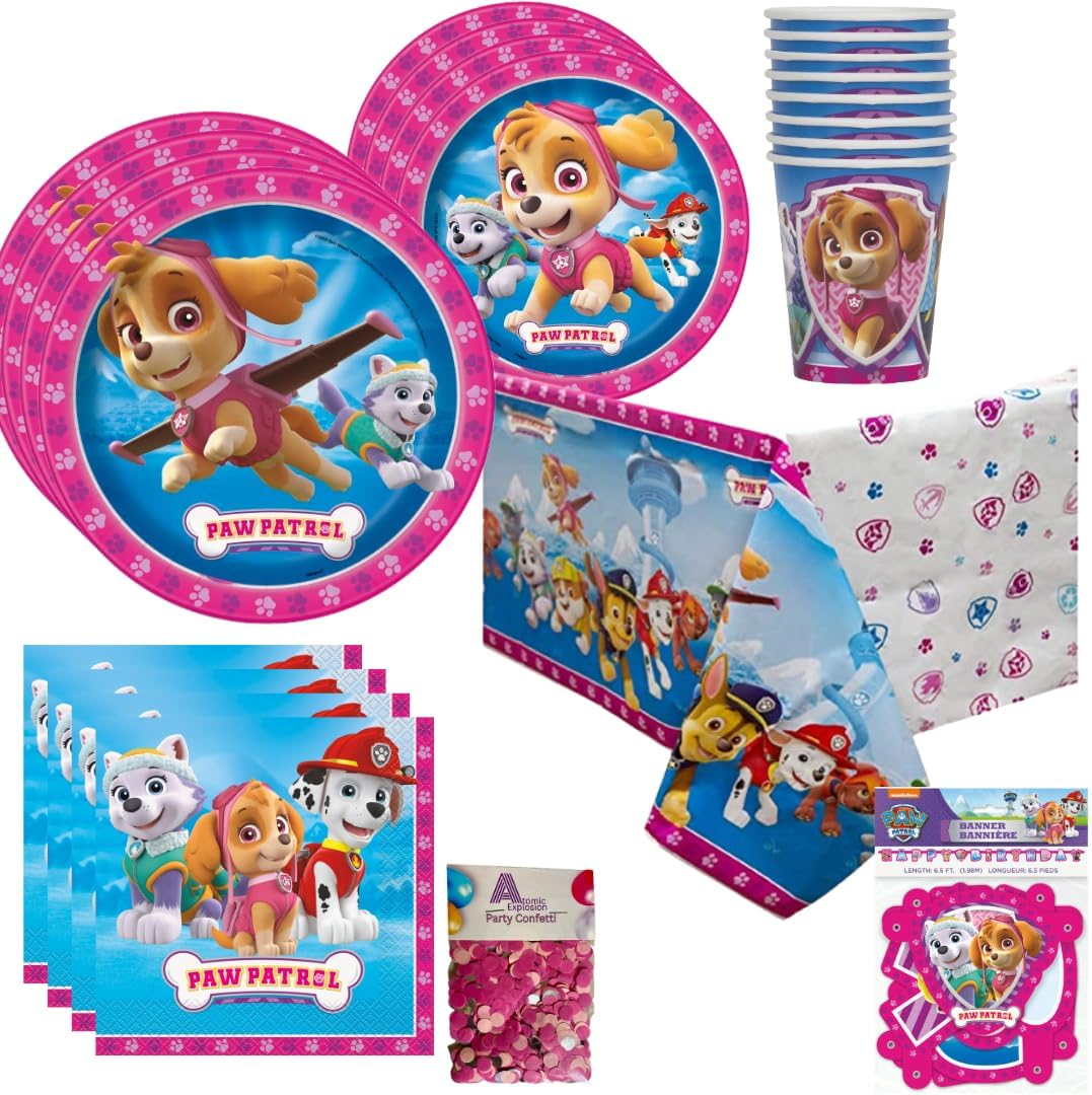 Paw Patrol Party Supplies for 16 Guests