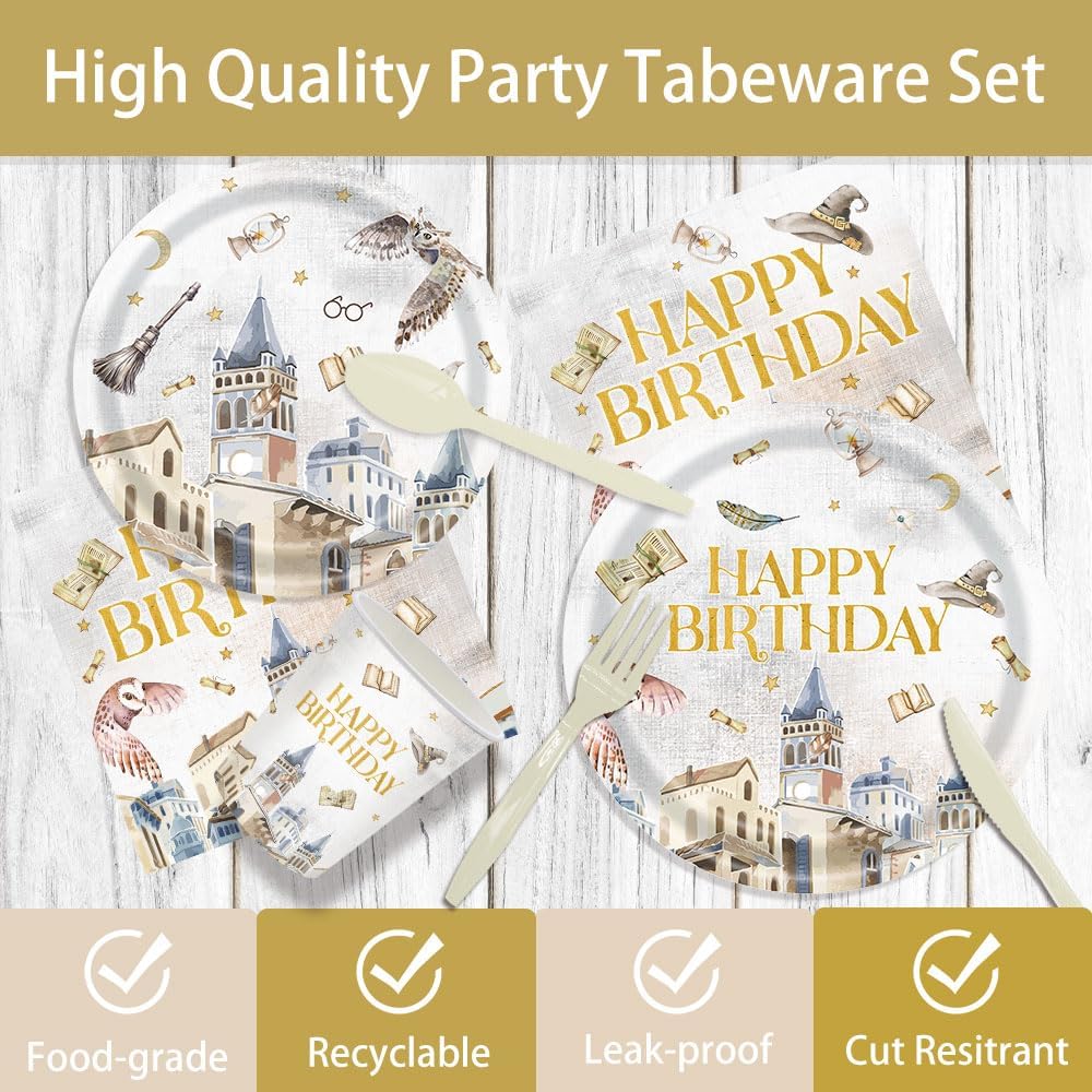 140PCS Kids Birthday Party Supplies Set