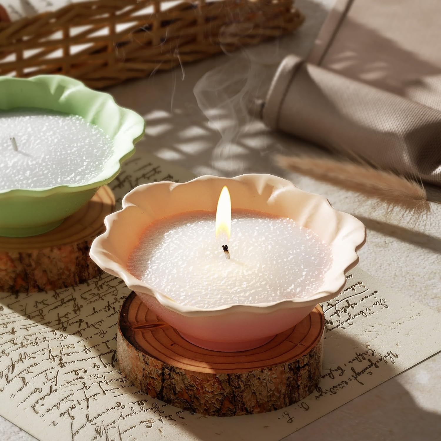 Yitkch Silicone Candle Mold Set for Artistic Crafting